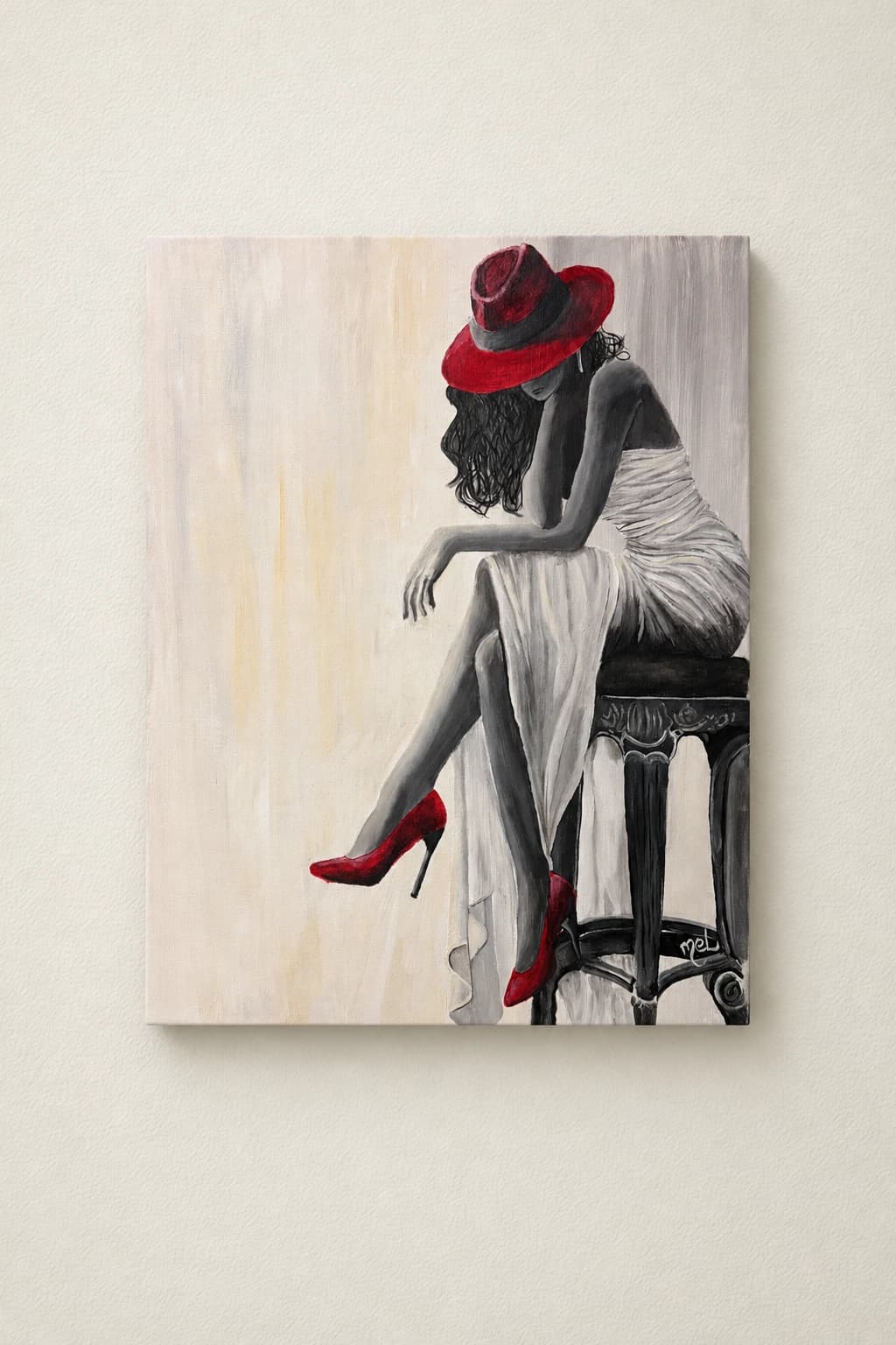 Artwork: Femme au chapeau rouge