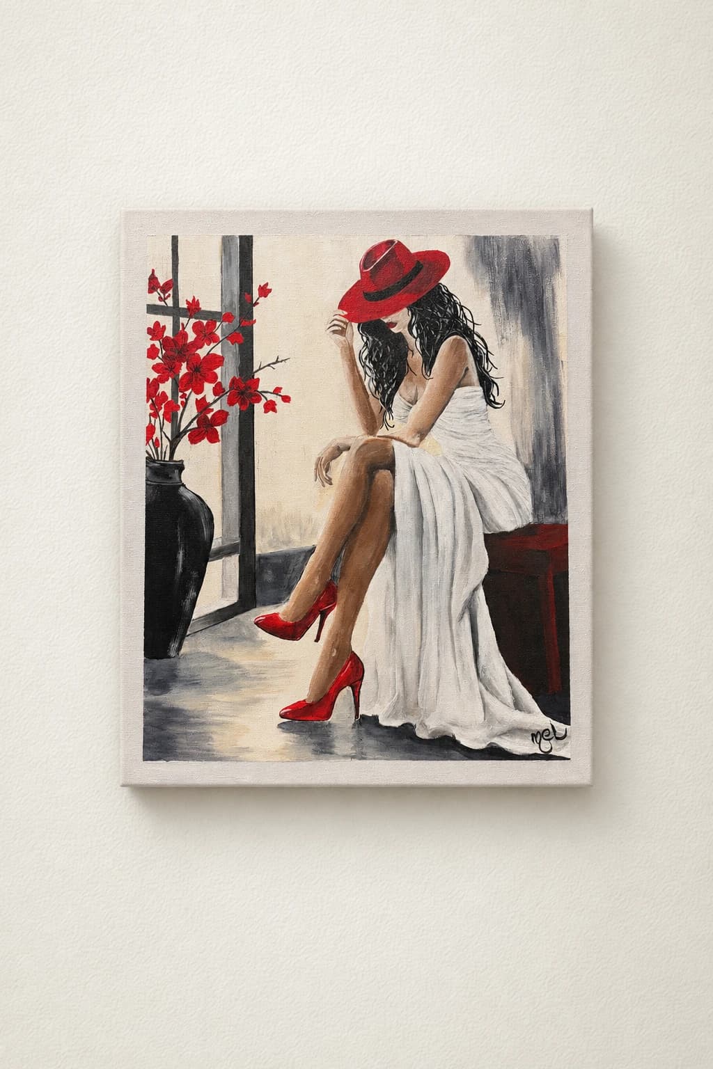 Artwork: Femme au chapeau rouge